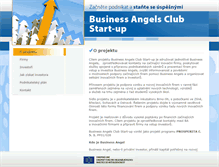 Tablet Screenshot of businessangelsclub.cz